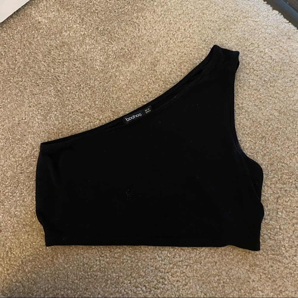 Boohoo one shoulder top